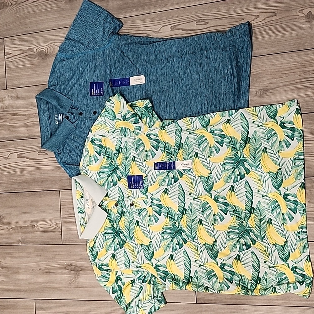 2 Men's Performance Polos